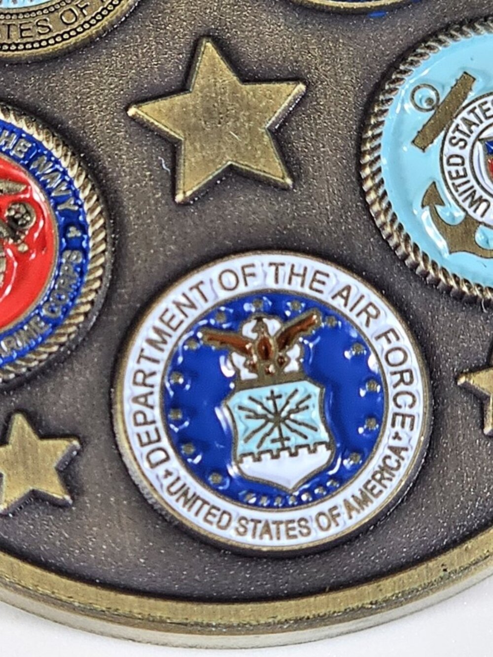 Thrive Together We Thrive Military Challenge Coin US Armed Forces Patriotic - Picture 5 of 8